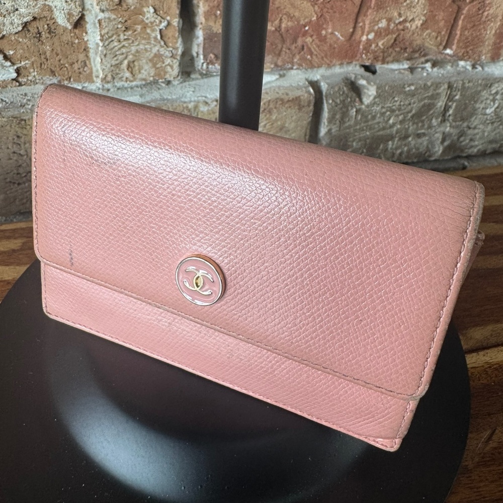 Chanel Coco Button Wallet